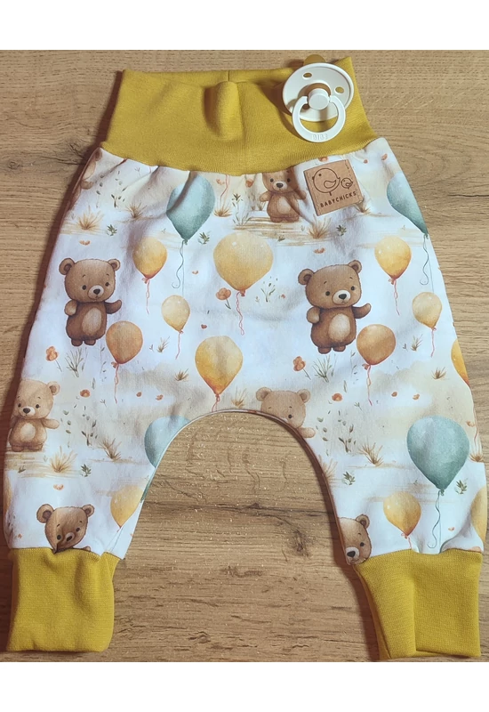 Babychicks téli háremnadrág - mackó és a lufik (választható méret)