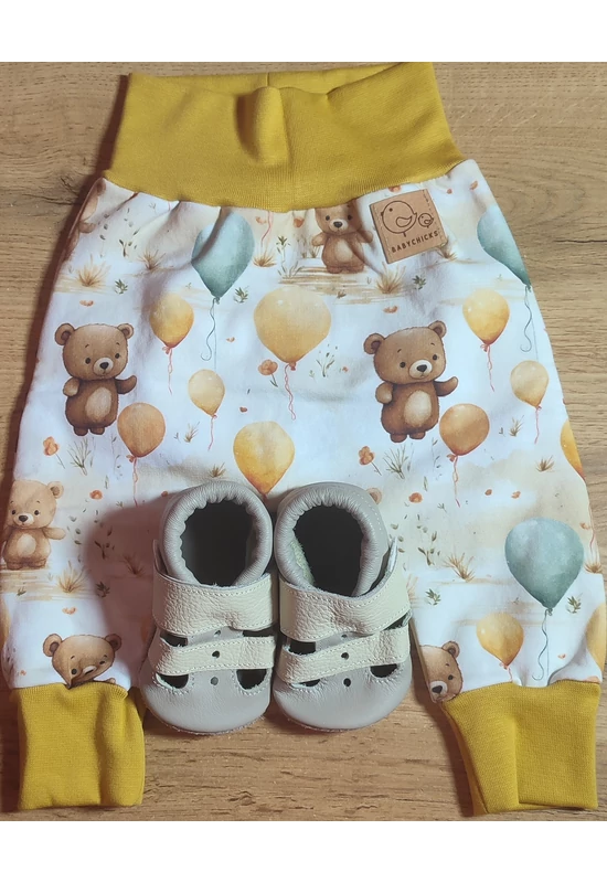 Babychicks téli háremnadrág - mackó és a lufik (választható méret)