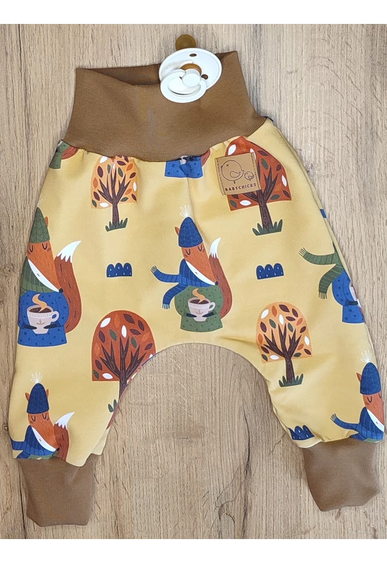 Babychicks háremnadrág - őszi rókák (választható méret)