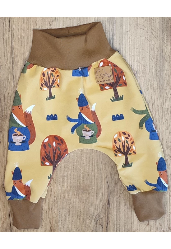 Babychicks háremnadrág - őszi rókák (választható méret)