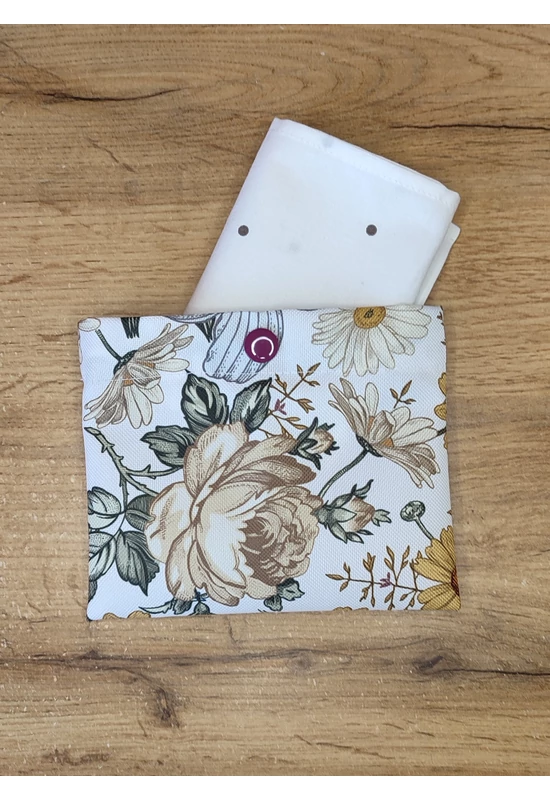 Babychicks textil zsebkendő csomag (23x23cm) zsebkendő tartóval