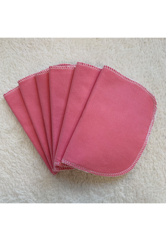 BabyChicks bambuszos mosható törlőkendő - 6 db-os csomag (full pink)