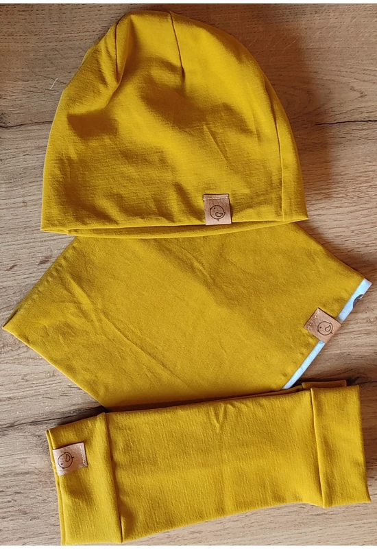 Babychicks beanie sapka - mustár