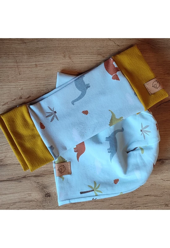 Babychicks beanie sapka - dino