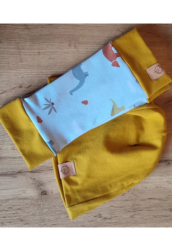 Babychicks beanie sapka - mustár