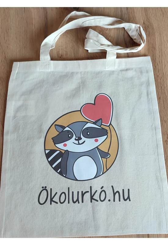 Vászontáska Ökolurkó nyomattal