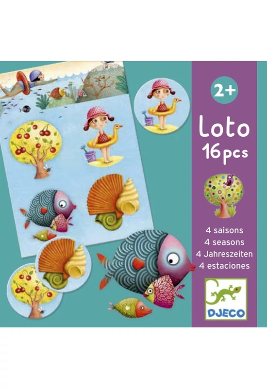 Djeco Képeslottó - Négy évszak