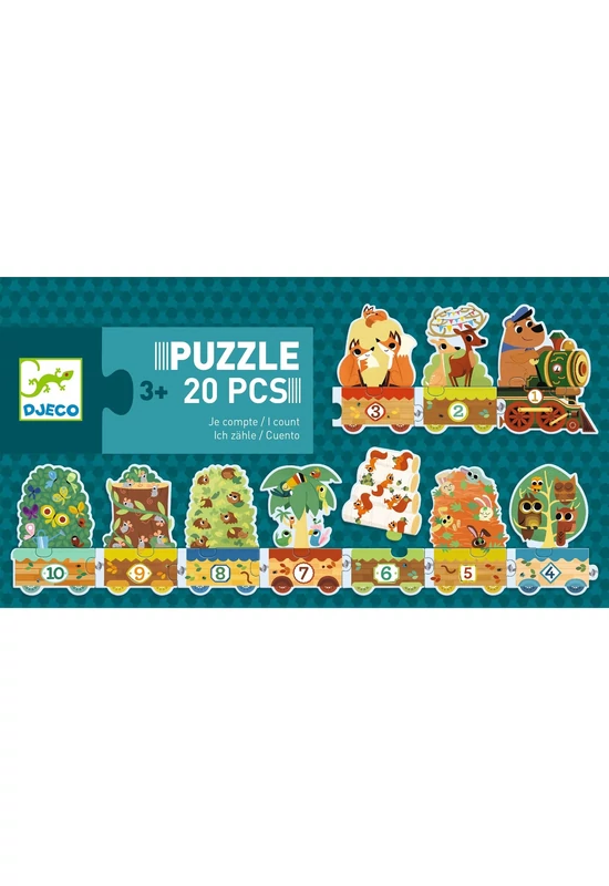 Djeco Sorozatkirakó puzzle, 10-ig számolok