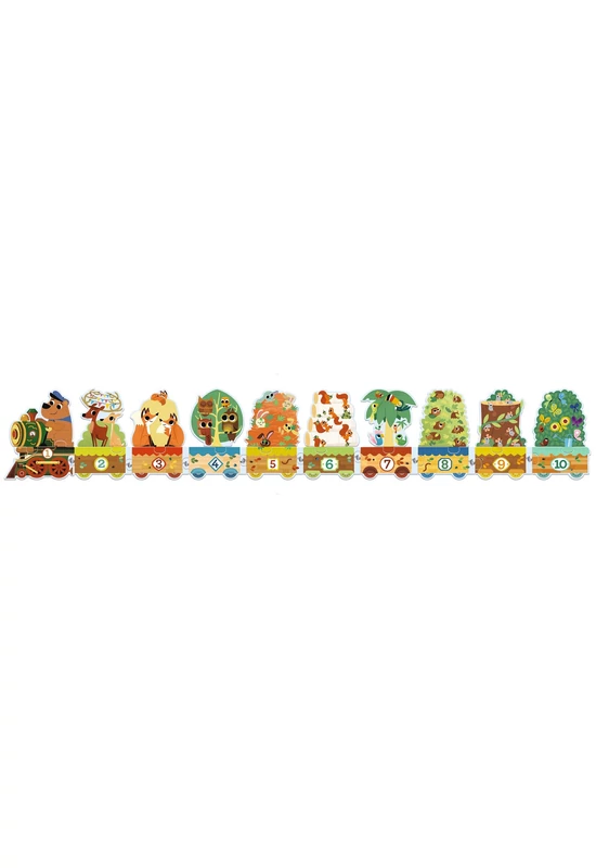 Djeco Sorozatkirakó puzzle, 10-ig számolok