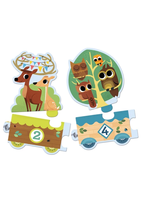 Djeco Sorozatkirakó puzzle, 10-ig számolok