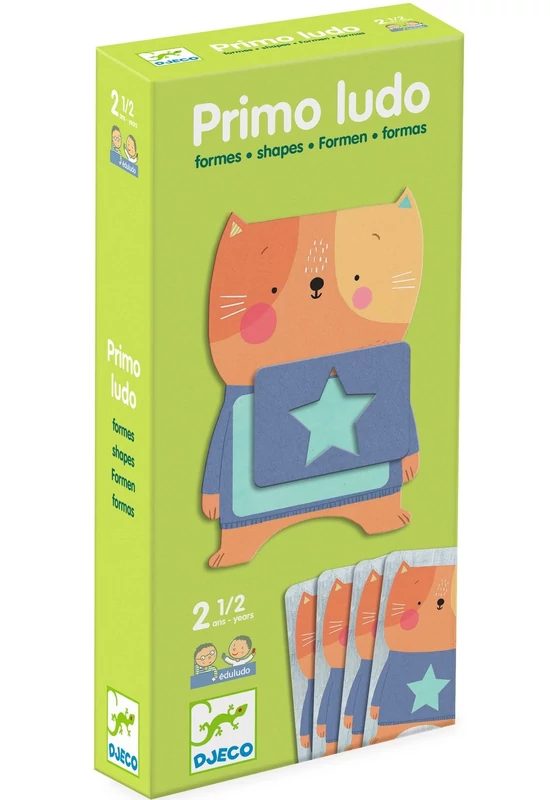 Djeco Primo Ludo - Formák fejlesztő játék
