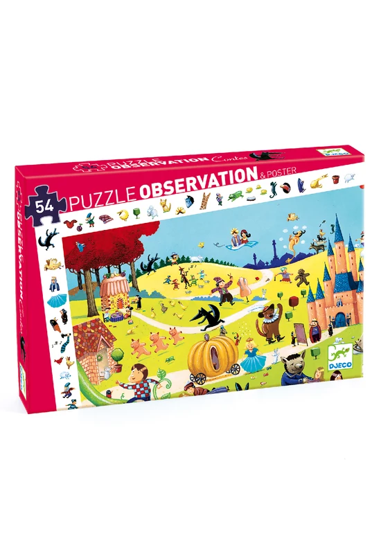 Djeco Megfigyeltető puzzle, Mesék