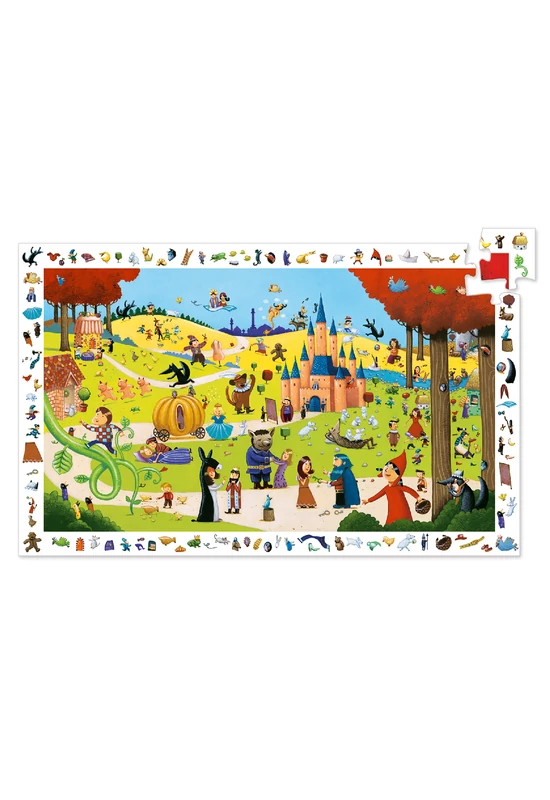 Djeco Megfigyeltető puzzle, Mesék
