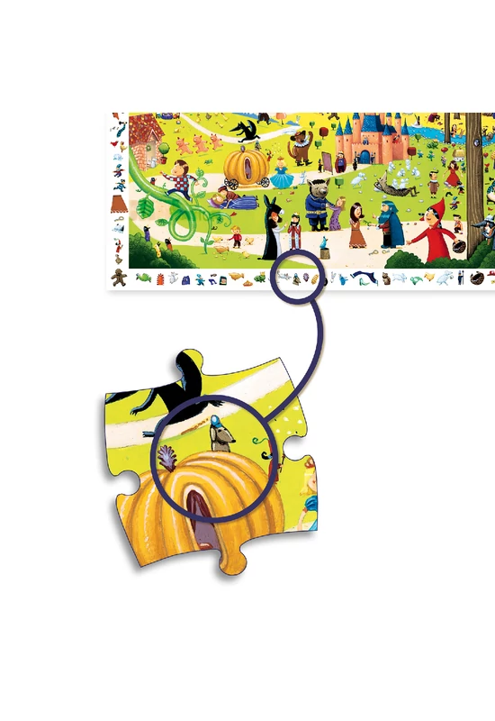 Djeco Megfigyeltető puzzle, Mesék