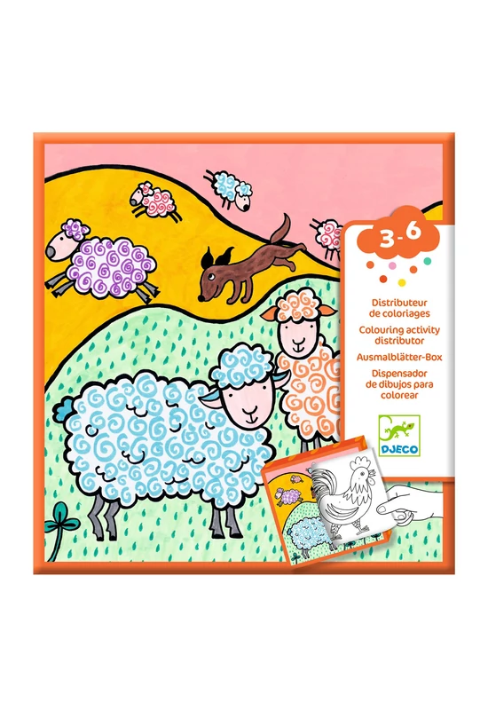 Djeco Meglepetés adagoló színező - Tanya