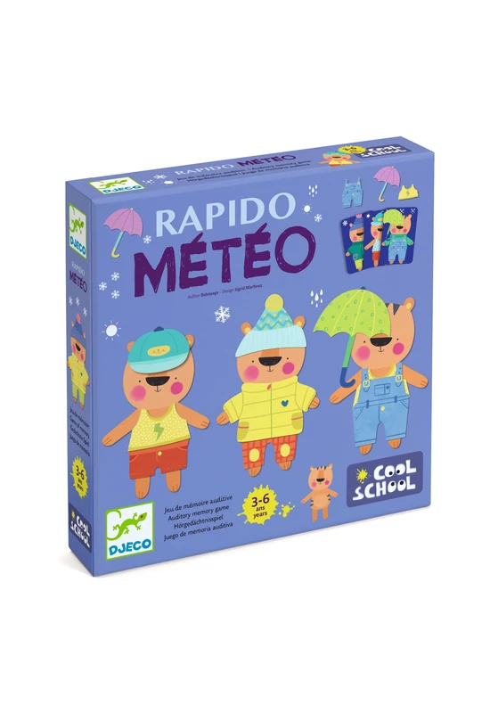 Djeco társasjáték - Öltözz Teó! - Rapido Meteo
