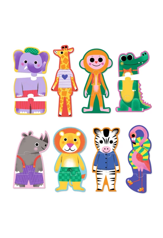 Djeco Trió puzzle - A dzsungel hangjai, 24 db-os kirakó