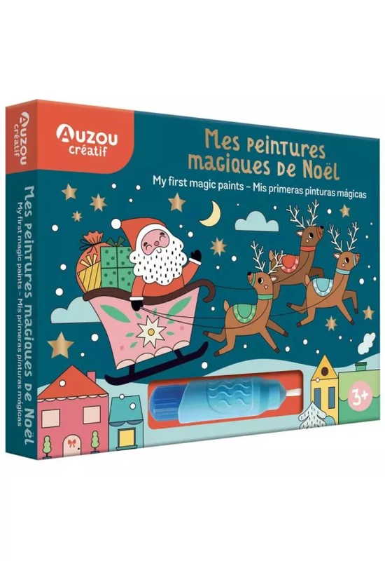 Auzou Vízzel színező, festő készlet, Karácsony