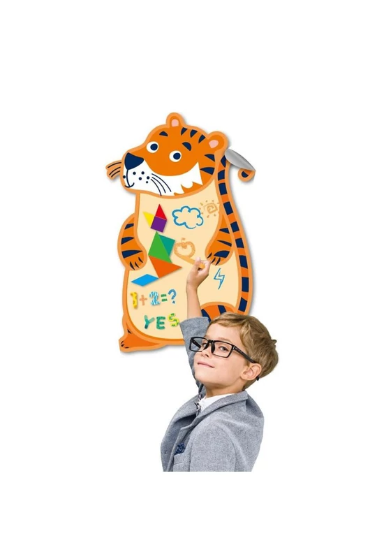 Avenir Kids Mágneses óriás fali tábla , Tigris