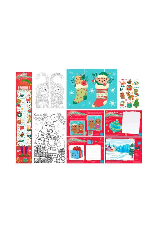 Grafix Hordozható karácsonyi foglalkoztató és színező csomag