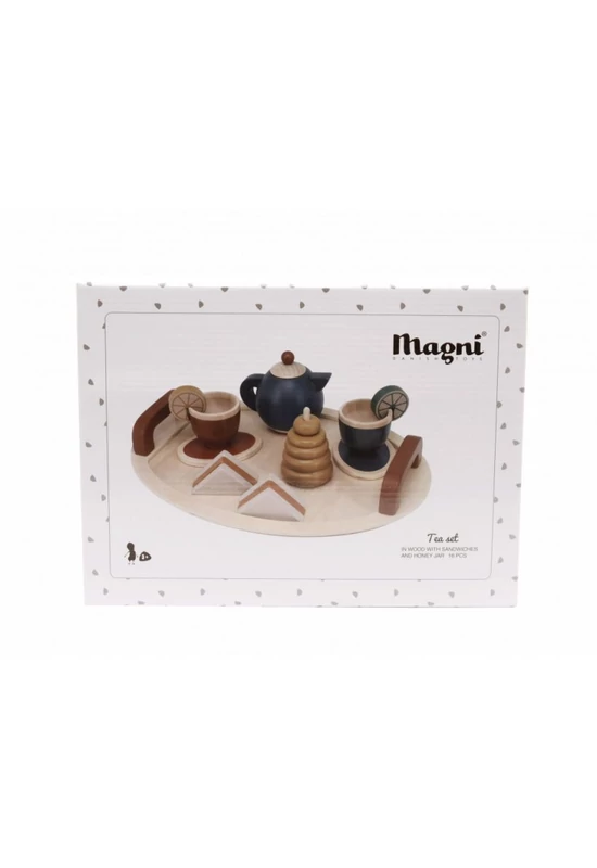 Magni Teázós készlet fából