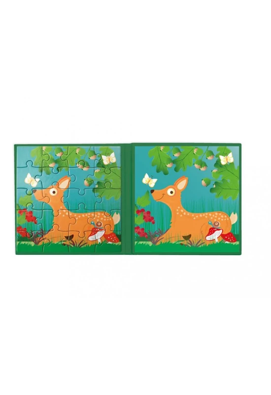 Scratch Europe Mágneses puzzle könyv - Erdő