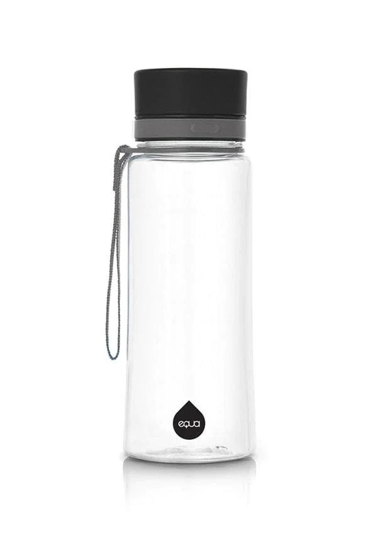Equa BPA-mentes műanyag kulacs - Fekete (600 ml)