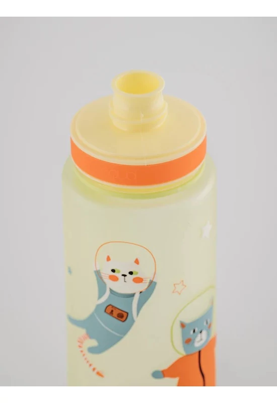 EQUA BPA-mentes műanyag kulacs 600ml - űrmacska