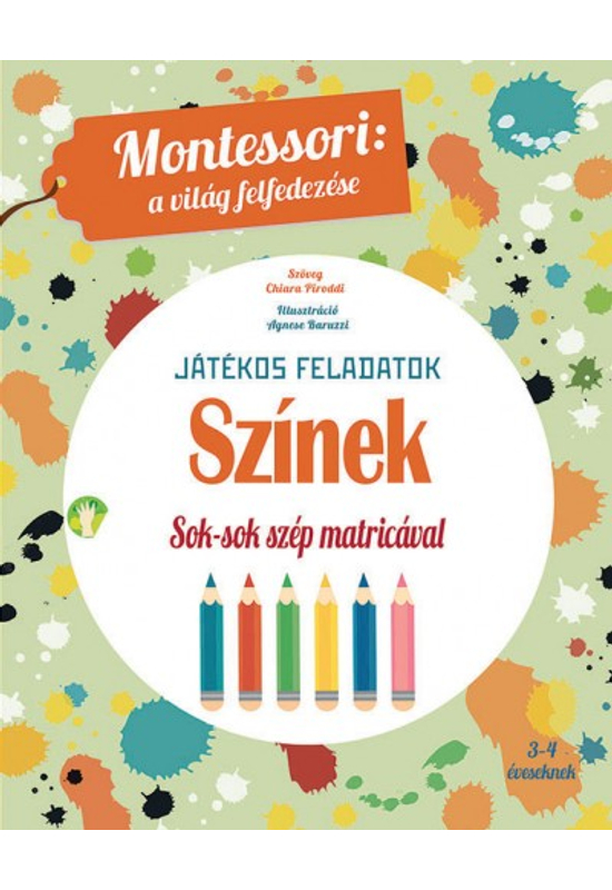 Színek - játékos feladatok - Montessori