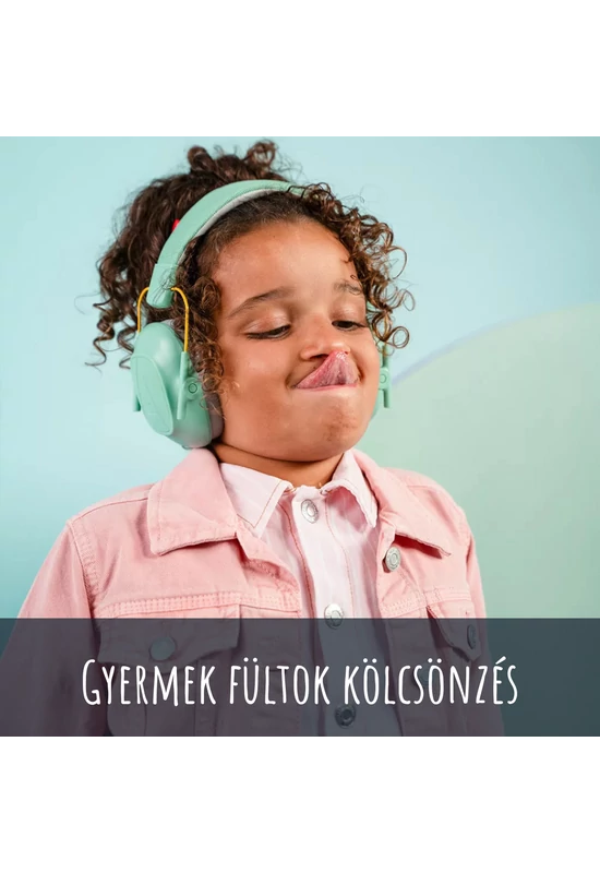 Alpine Muffy KIDS hallásvédő fültok gyerekeknek (5-16 év) - KÖLCSÖNZÉS - menta (választható időtartam)