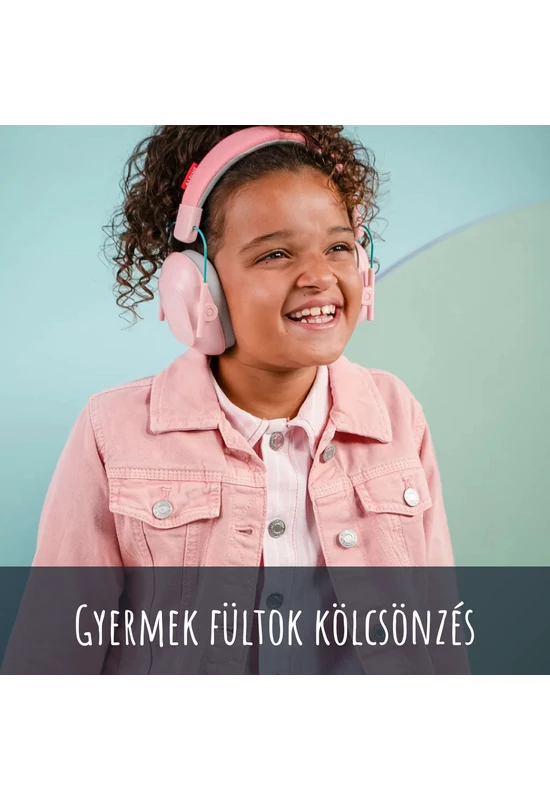 Alpine Muffy KIDS hallásvédő fültok gyerekeknek (5-16 év) - KÖLCSÖNZÉS - rózsaszín (választható időtartam)