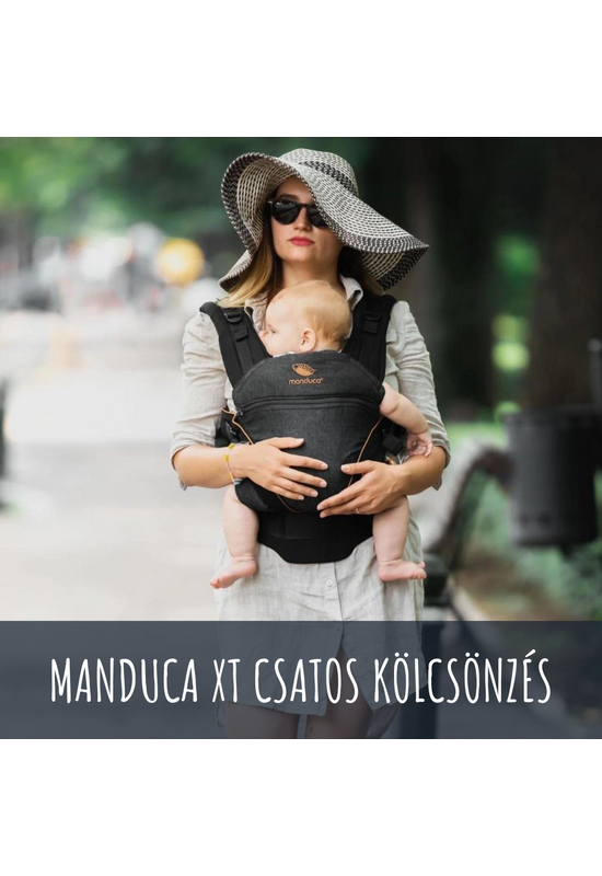 Manduca XT csatos babahordozó kölcsönzés - Denimblack