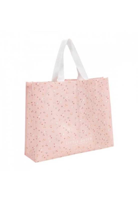 Little Dutch bevásárló táska - kis pink virágok