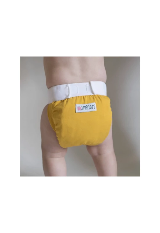 Minori mosható pelenka csónakos - napsárga (választható méret)