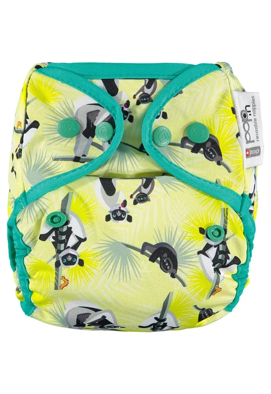 Pop-in mosható pelenka - Lemur / patentos (4 kg- 16 kg) 