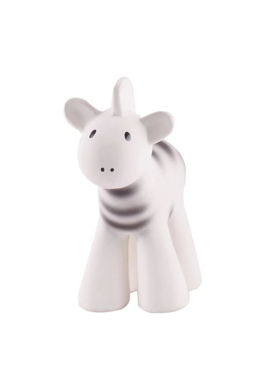 Tikiri játék zebra organikus gumiból 11 cm