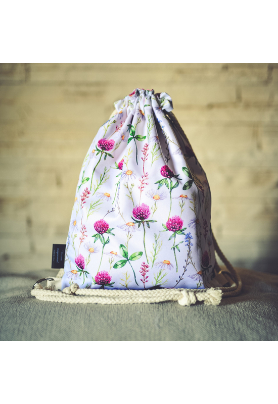 Viszem magammal kifordítható, állítható hátizsák - Mezei virágok