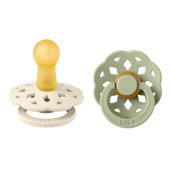 BIBS Boheme cumi - krémfehér / zsálya (választható méret)