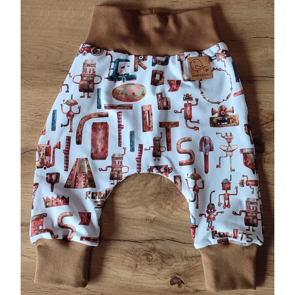 Babychicks háremnadrág - rozsdás robotok (választható méret)