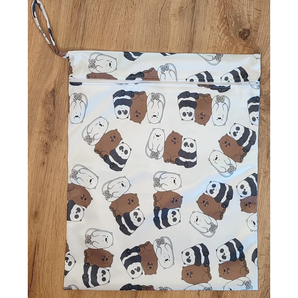 Babychicks Vízhatlan pelenkazsák / tárolózsák - Mackók, M méret