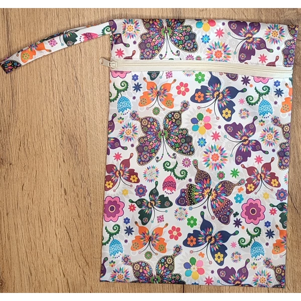 Babychicks Vízhatlan pelenkazsák / tárolózsák - Pillangók, S méret