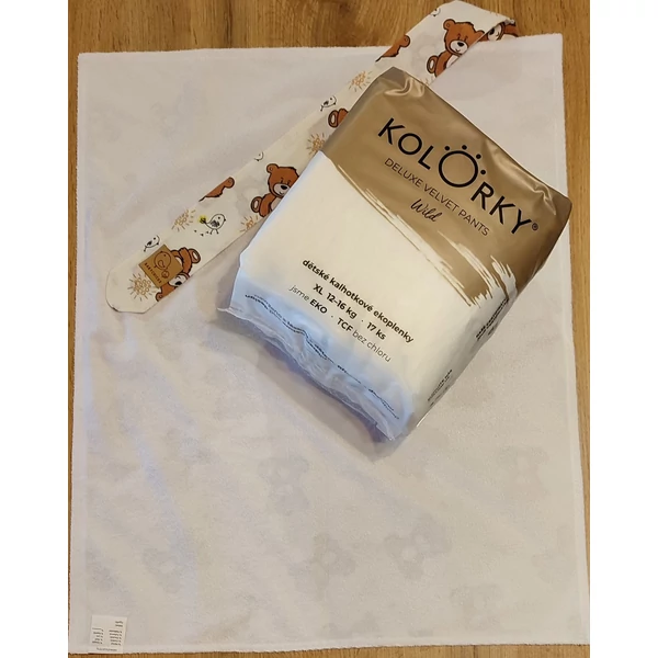 Babychicks mosható, hordozható pelenkázó alátét - mackó