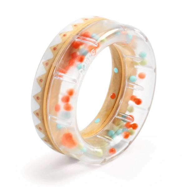 Djeco bébicsörgő esőhanggal - Babyring