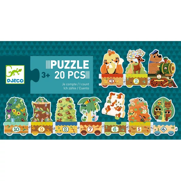 Djeco Sorozatkirakó puzzle, 10-ig számolok