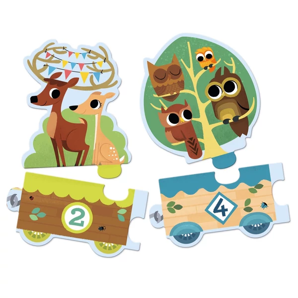 Djeco Sorozatkirakó puzzle, 10-ig számolok