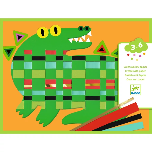 Djeco Fűzős képkészítő -Előtte, mögötte, mindenütt