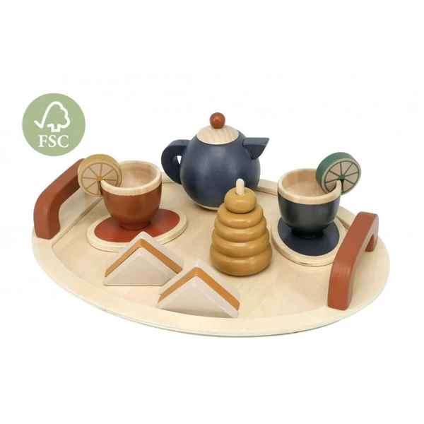 Magni Teázós készlet fából