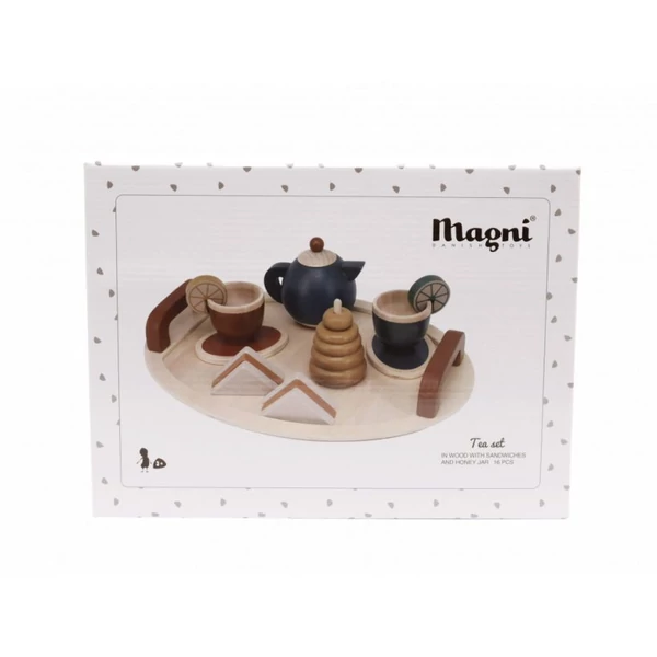 Magni Teázós készlet fából