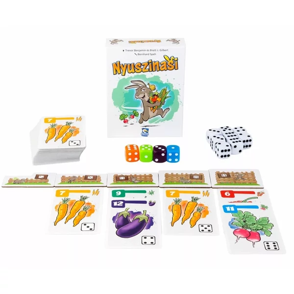 Nyuszinasi társasjáték gyerekeknek