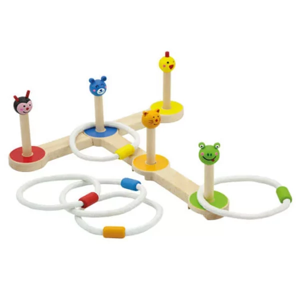 Fa állatos célba dobó ügyességi játék